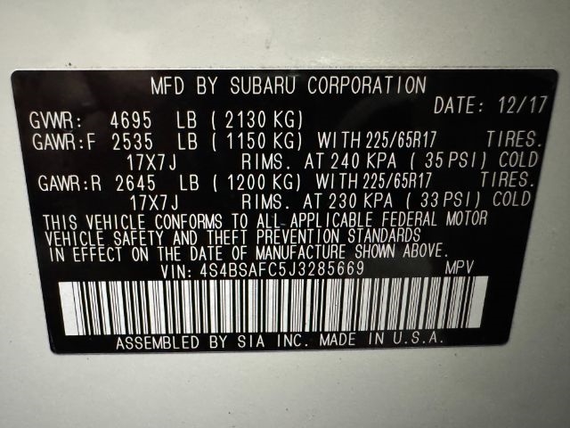 Subaru Outback  2018