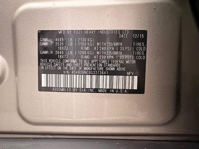 Subaru Outback  2016