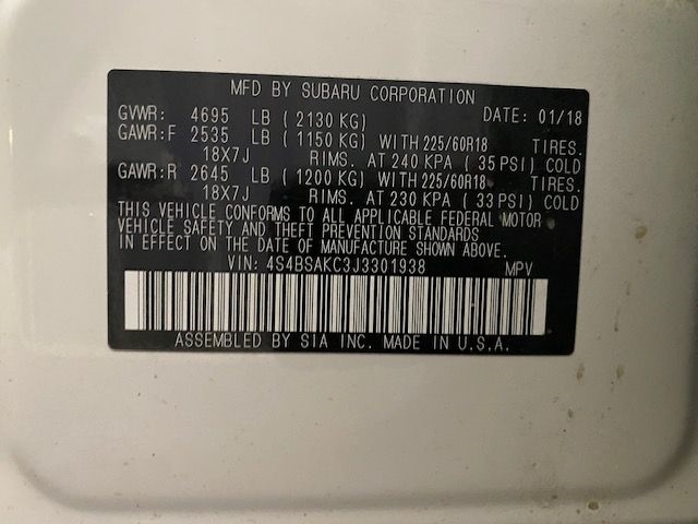 Subaru Outback  2018