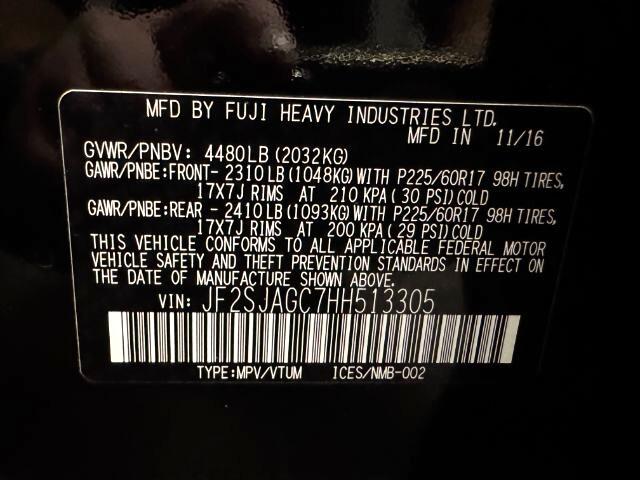 Subaru Forester  2017