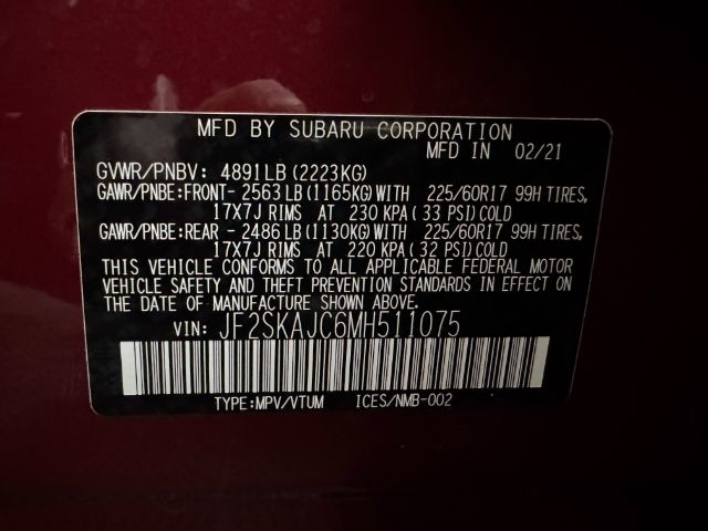 Subaru Forester  2021