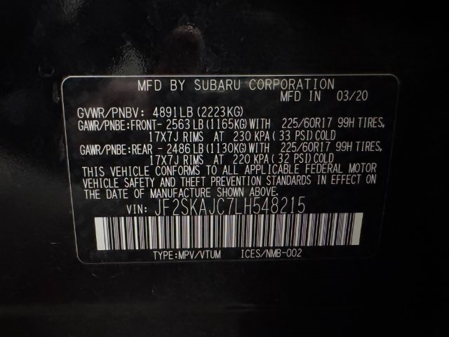 Subaru Forester  2020