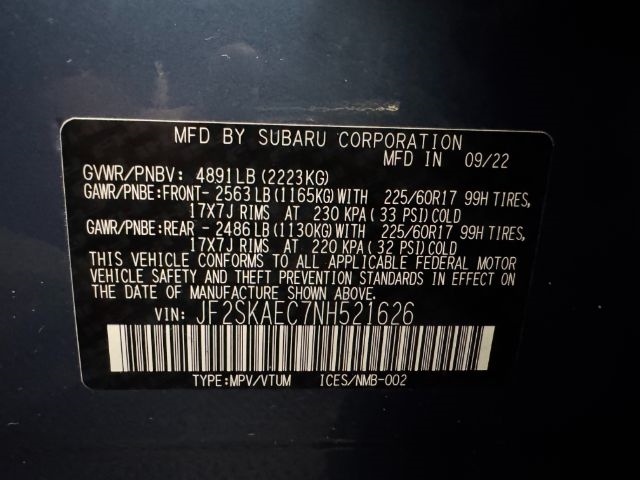 Subaru Forester  2022