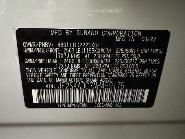 Subaru Forester  2022