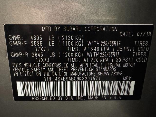 Subaru Outback  2019