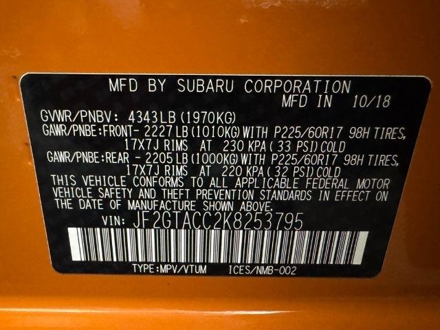 Subaru Crosstrek  2019