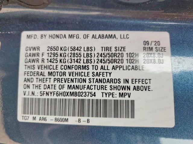 Honda Pilot  2021