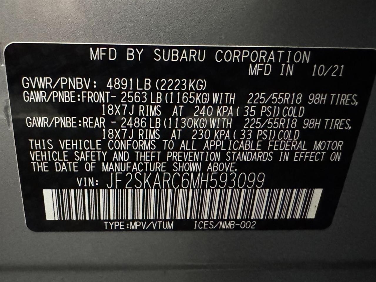 Subaru Forester  2021