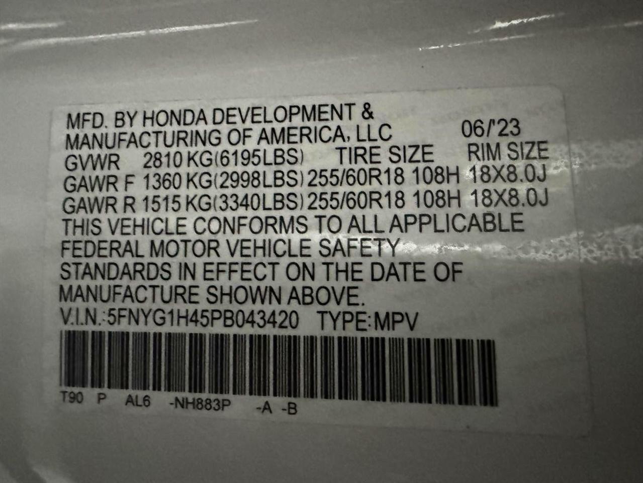 Honda Pilot  2023