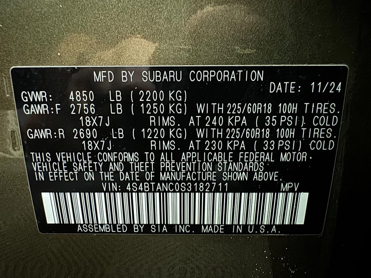 Subaru Outback  2025