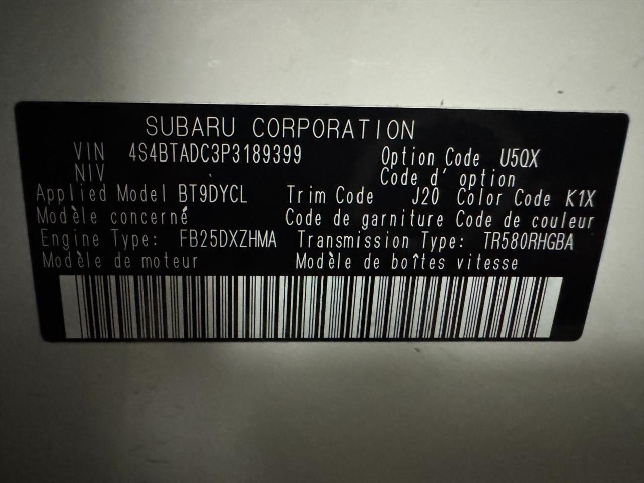 Subaru Outback Premium 2023