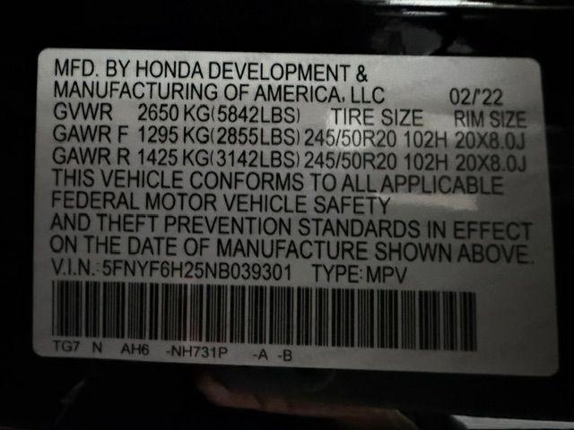 Honda Pilot SE 4WD 2022