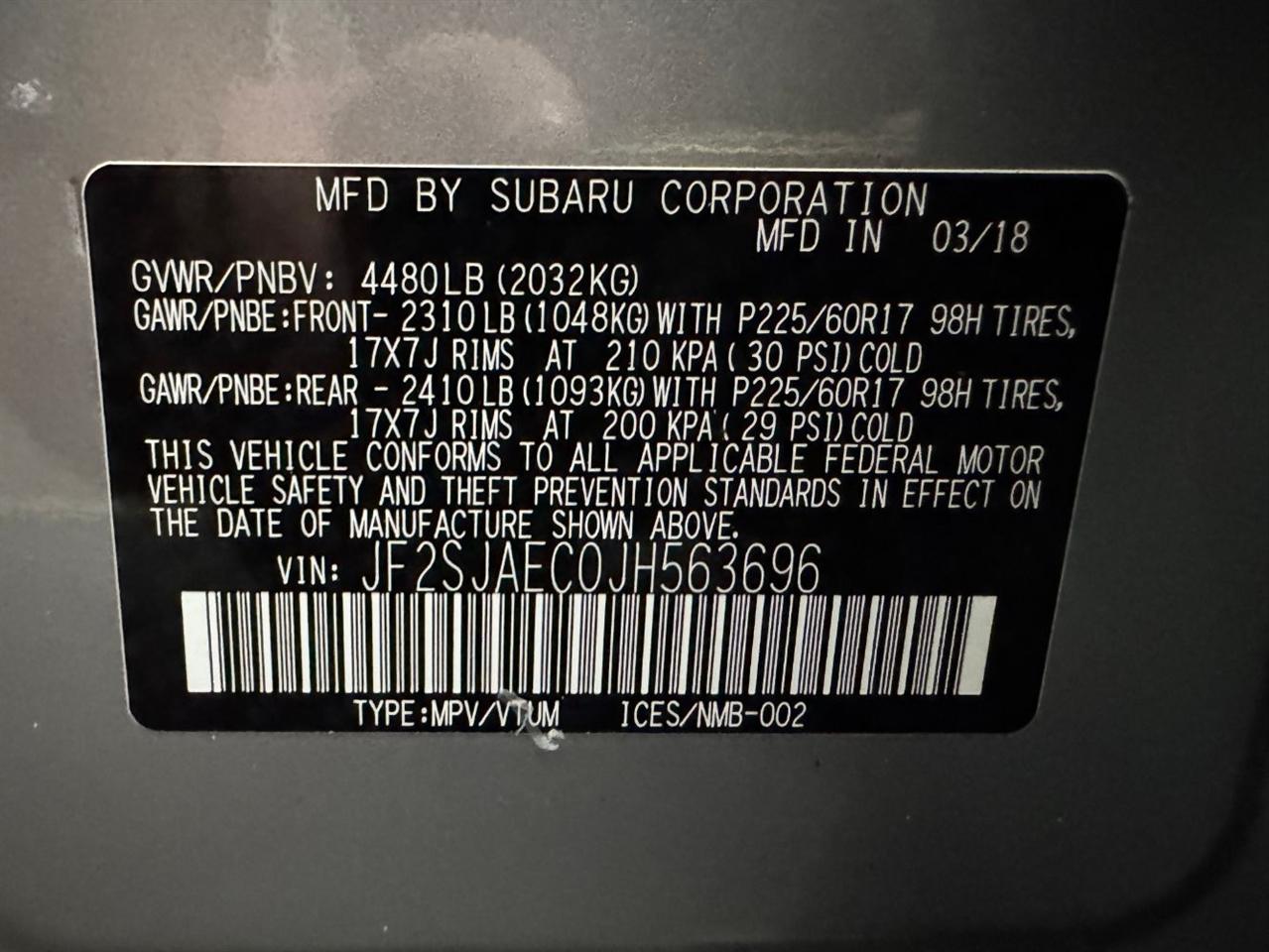 Subaru Forester  2018