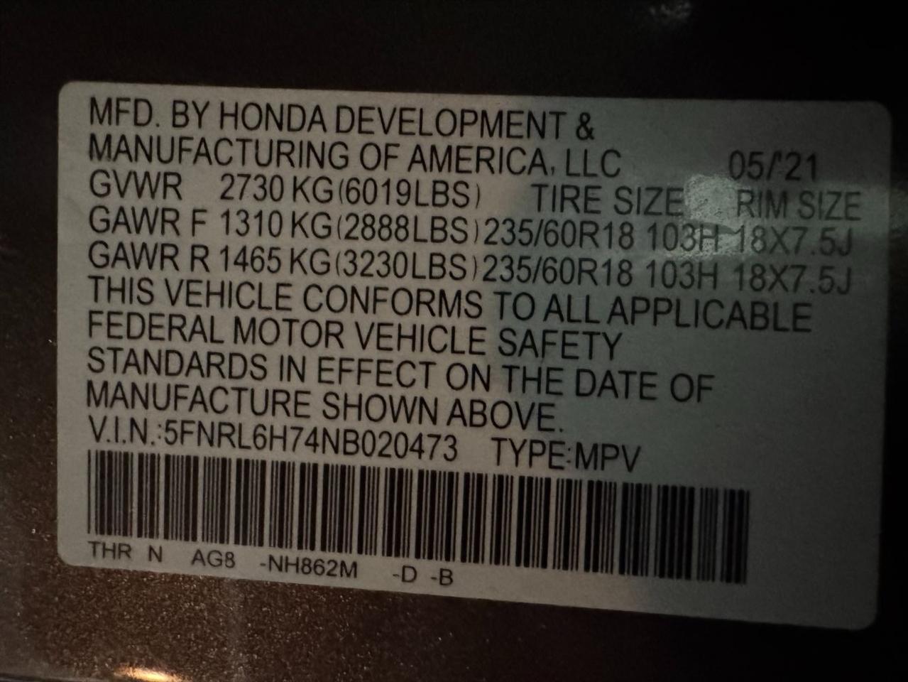 Honda Odyssey photo 27