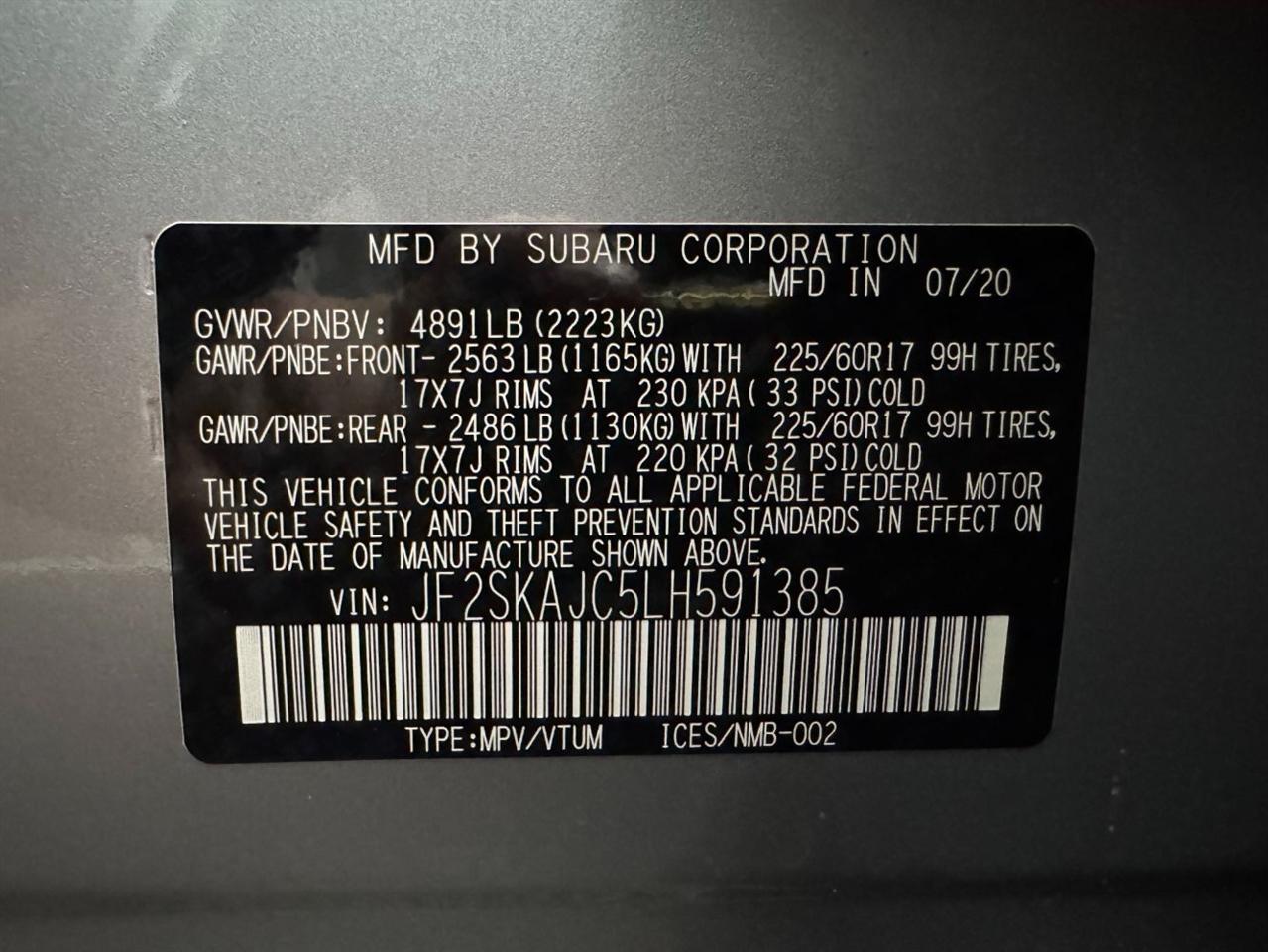 Subaru Forester  2020