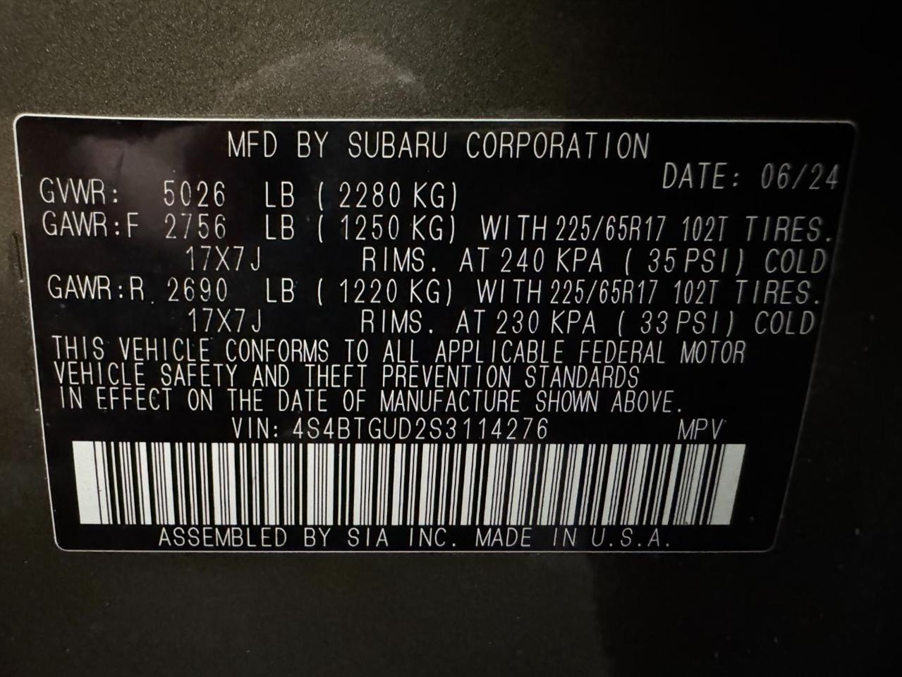 Subaru Outback  2025