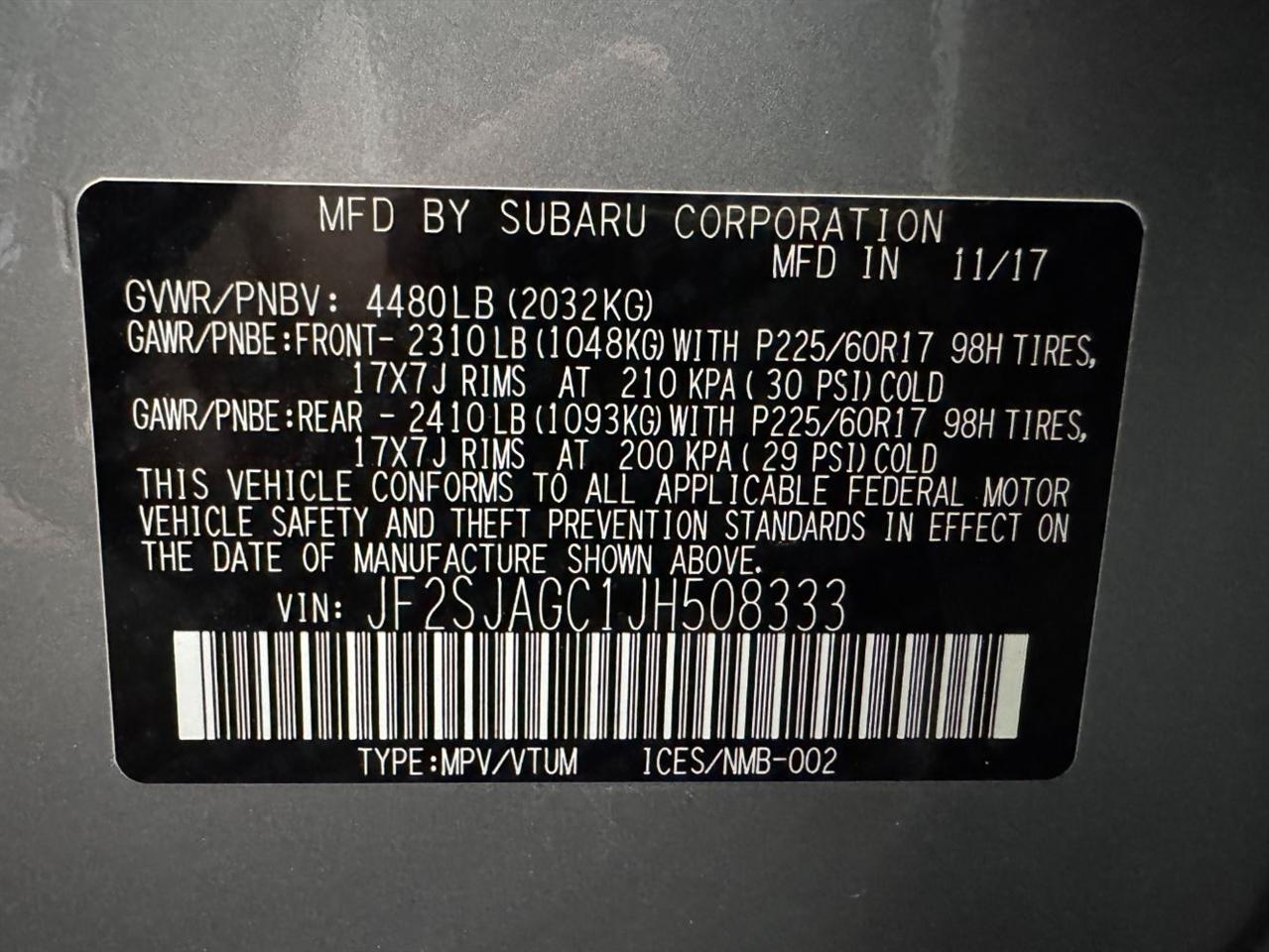 Subaru Forester  2018