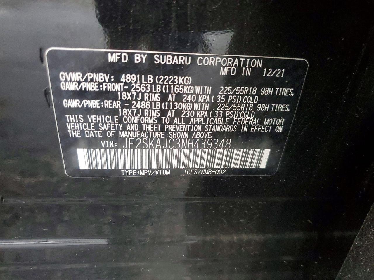 Subaru Forester  2022