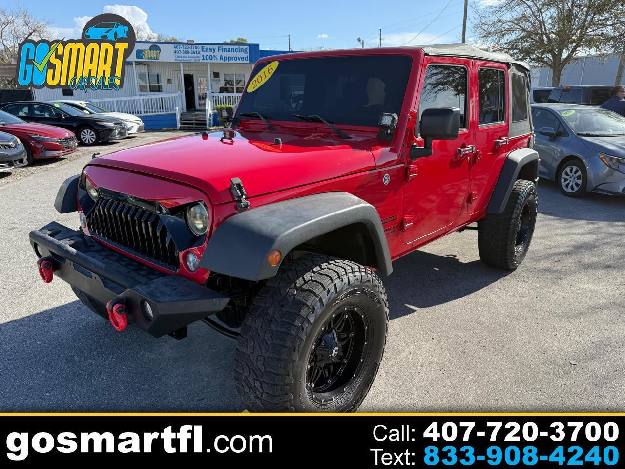 2016 Jeep Wrangler Unlimited 4WD 4dr Sport