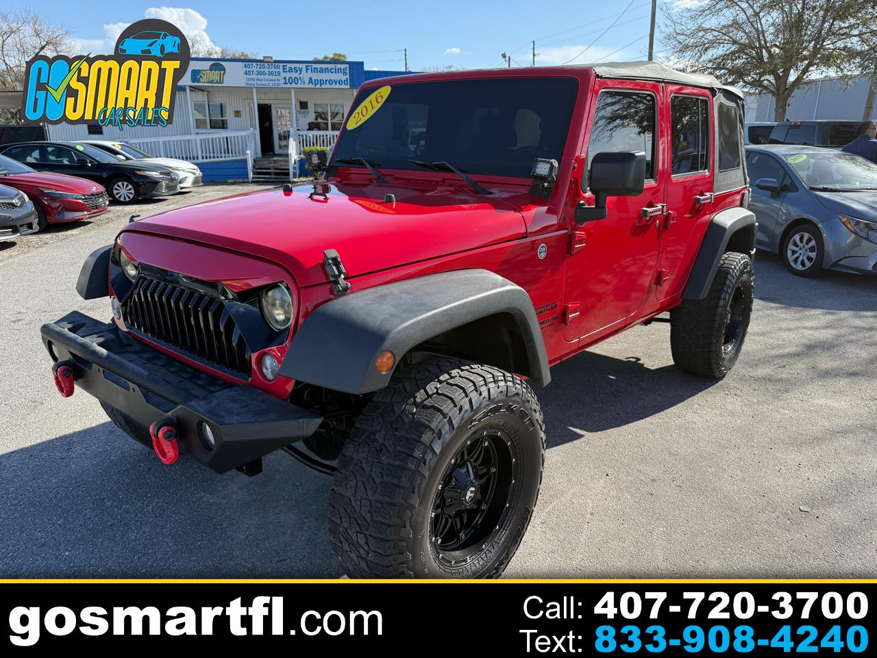 2016 Jeep Wrangler Unlimited 4WD 4dr Sport