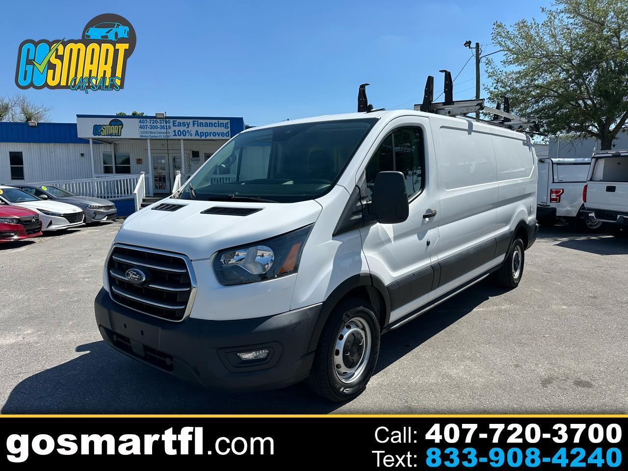 2020 Ford Transit Cargo Van T-150 148" Low Rf 8600 GVWR Sliding RH Dr