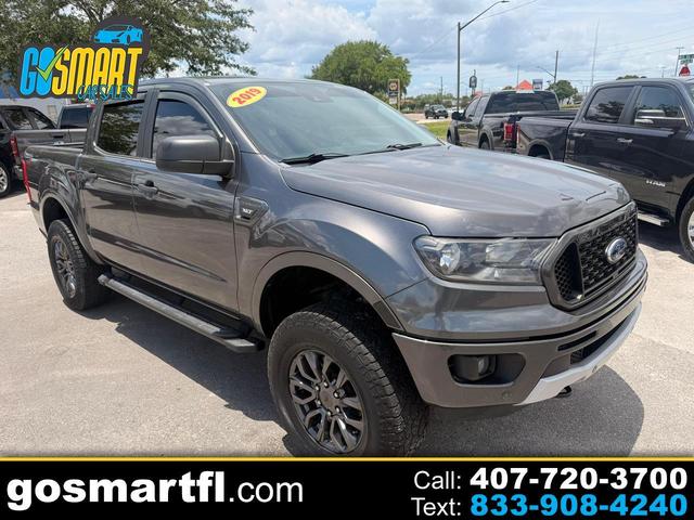 Pewter 2019 Ford Ranger XLT SuperCrew 4WD Pickup Truck Four-Wheel Drive Automatic