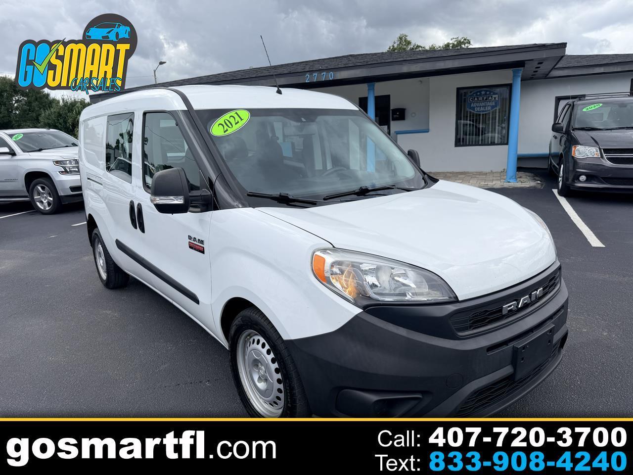 White 2021 RAM ProMaster City Van Front-Wheel Drive Automatic