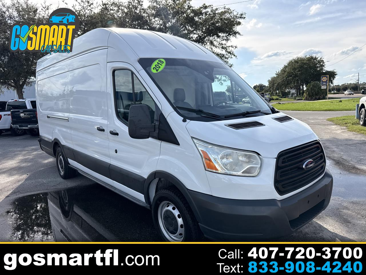 Ford Transit Van T-250 148" EL Hi Rf 9000 GVWR Sliding RH Dr 2018