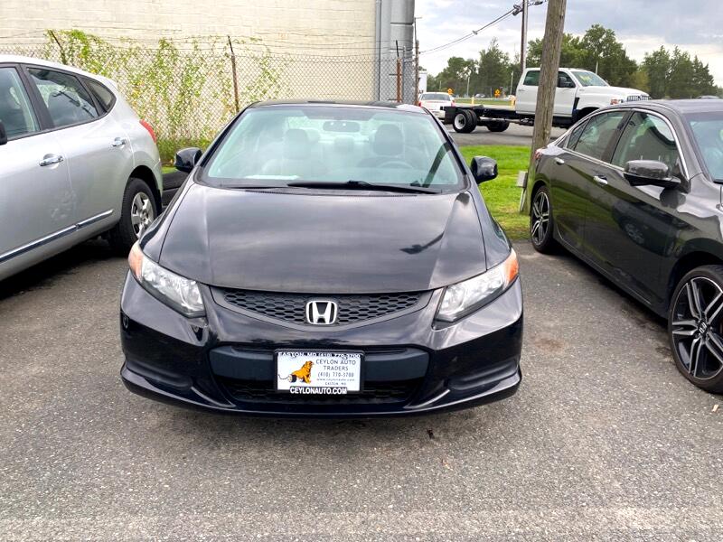 Used 2012 Honda Civic LX Coupe 5Speed AT for Sale in Easton MD 21601 Ceylon Auto Traders