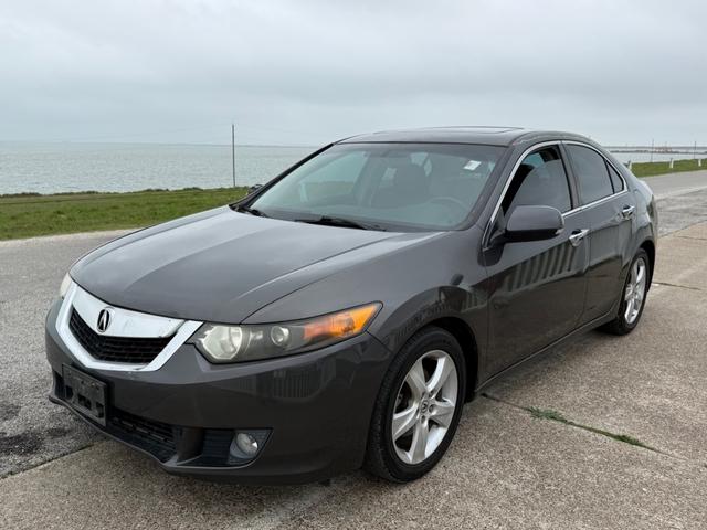 Gray 2010 Acura TSX Sedan FWD Sedan Front-Wheel Drive Automatic