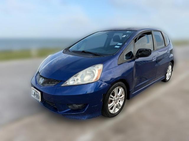 Blue 2009 Honda Fit Sport Hatchback Front-Wheel Drive Automatic