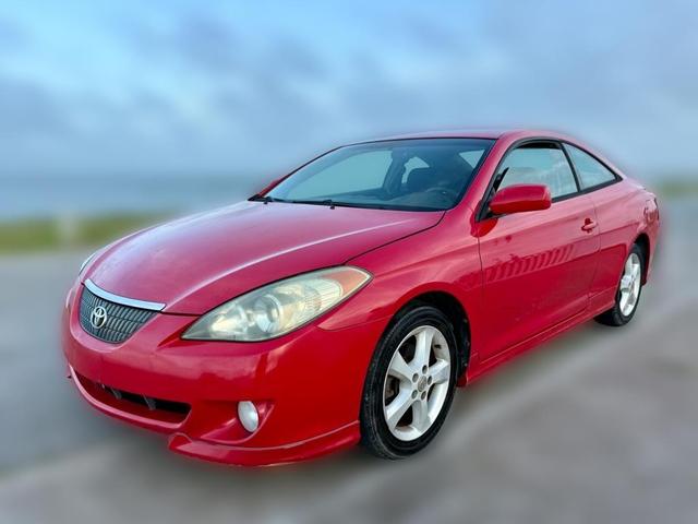 Red 2004 Toyota Camry Solara SE V6 Coupe Front-Wheel Drive Automatic
