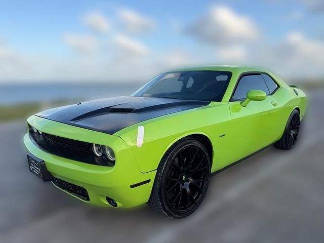 Green 2015 Dodge Challenger R/T Plus RWD Coupe Rear-Wheel Drive 8-Speed Manual