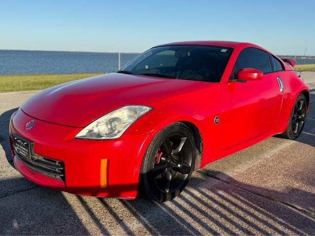 Red 2008 Nissan 350Z Enthusiast Coupe Rear-Wheel Drive Automatic