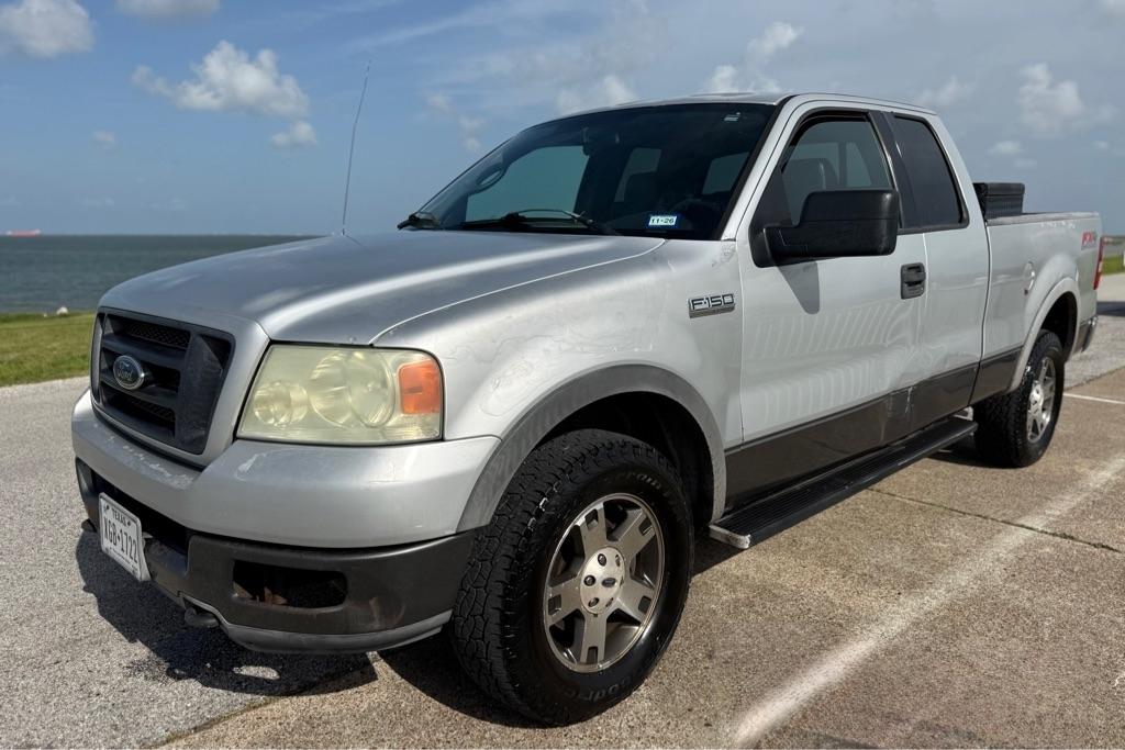 Silver 2004 Ford F-150 Pickup Truck Four-Wheel Drive Automatic