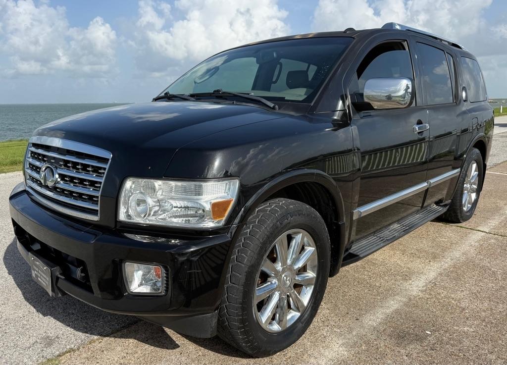 Black 2008 INFINITI QX56 SUV / Crossover Rear-Wheel Drive Automatic