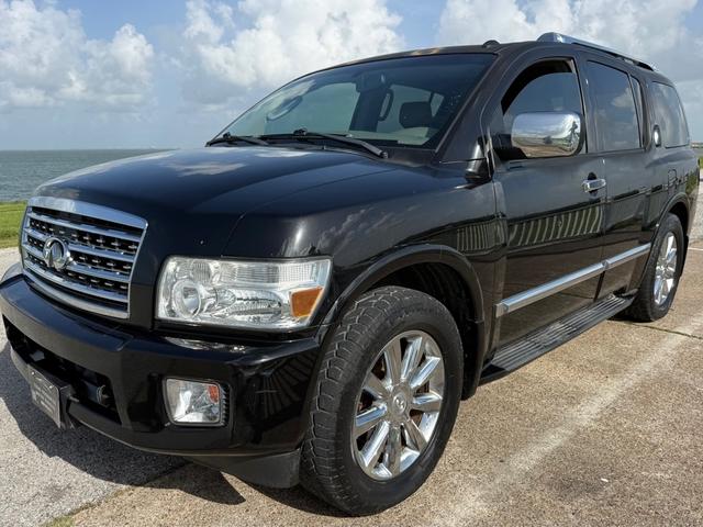 Black 2008 INFINITI QX56 SUV / Crossover Rear-Wheel Drive Automatic