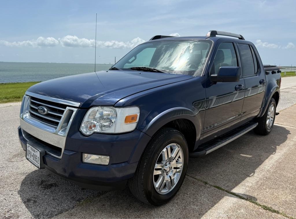 Blue 2008 Ford Explorer Sport Trac Pickup Truck 4X2 Automatic