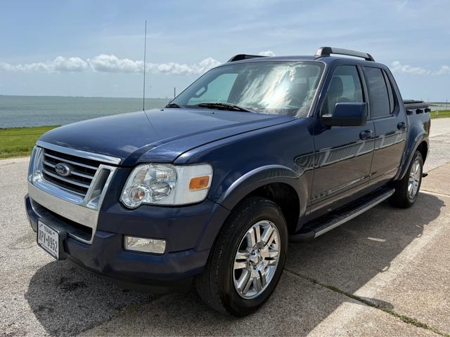 Blue 2008 Ford Explorer Sport Trac Pickup Truck 4X2 Automatic