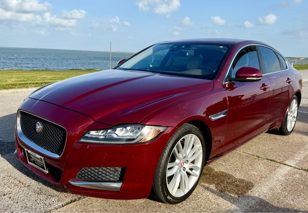 Red 2016 Jaguar XF Sedan All-Wheel Drive Automatic