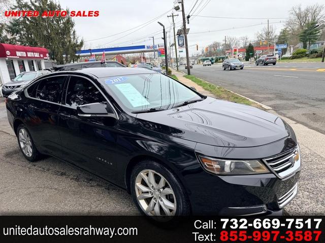 Black 2017 Chevrolet Impala LT FWD Sedan Front-Wheel Drive Automatic