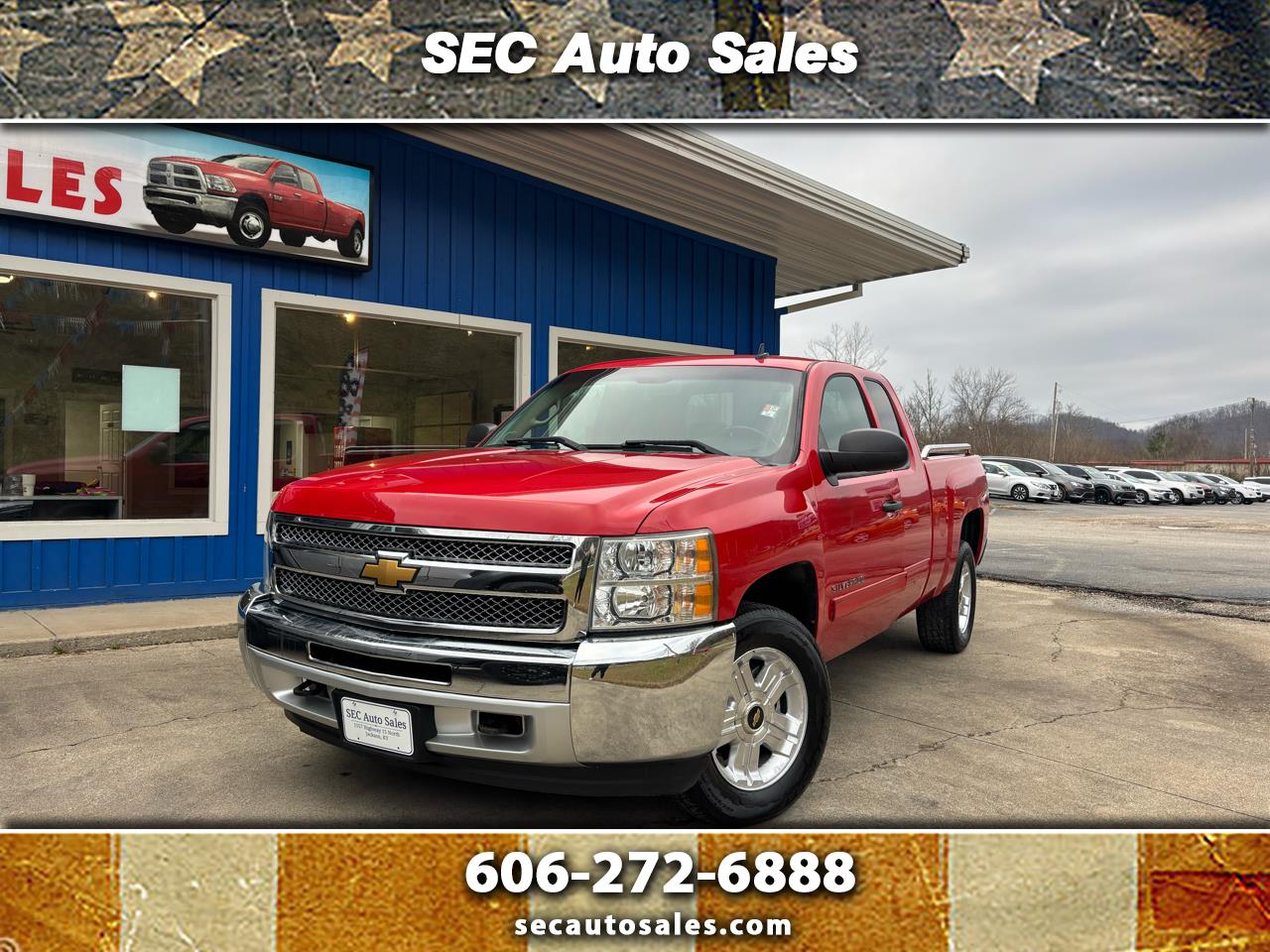 2013 Chevrolet Silverado 1500 4WD Ext Cab 143.5" LT