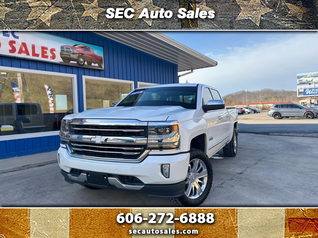 2018 Chevrolet Silverado 1500 4WD Crew Cab 143.5" High Country