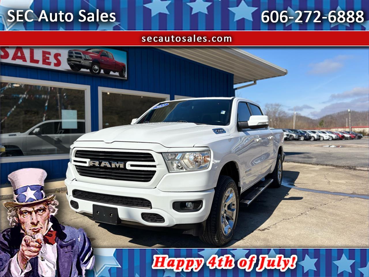 2021 RAM 1500 Lone Star 4x4 Crew Cab 5'7" Box