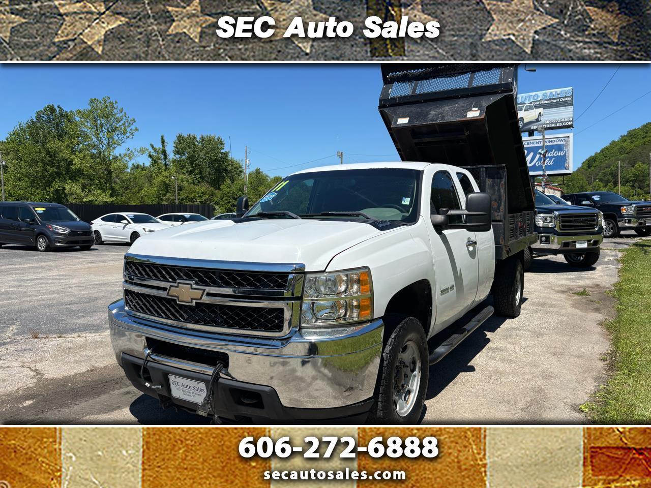 2011 Chevrolet Silverado 2500HD 4WD Ext Cab 158.2" Work Truck