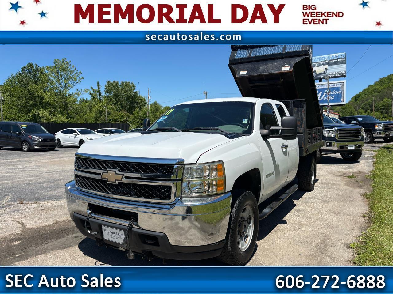 2011 Chevrolet Silverado 2500HD 4WD Ext Cab 158.2" Work Truck