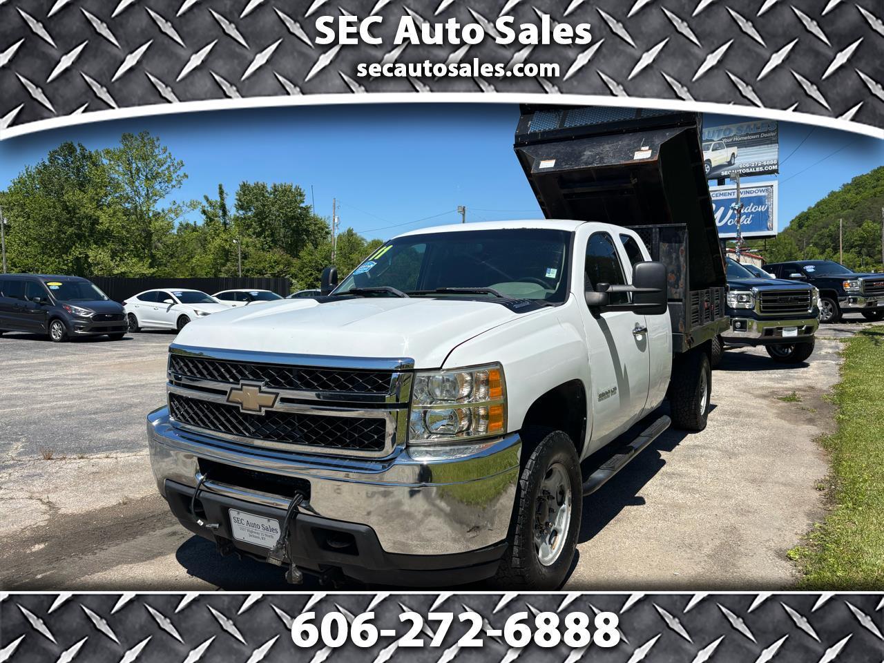 2011 Chevrolet Silverado 2500HD 4WD Ext Cab 158.2" Work Truck