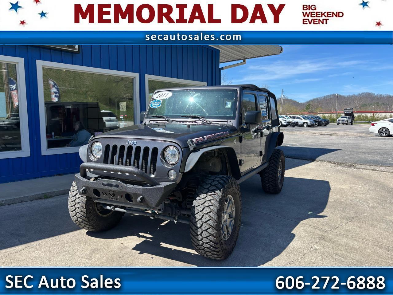 2017 Jeep Wrangler Unlimited Rubicon 4x4