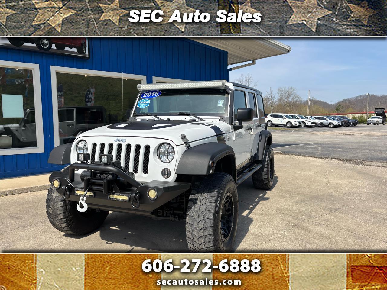 2016 Jeep Wrangler Unlimited 4WD 4dr Sport
