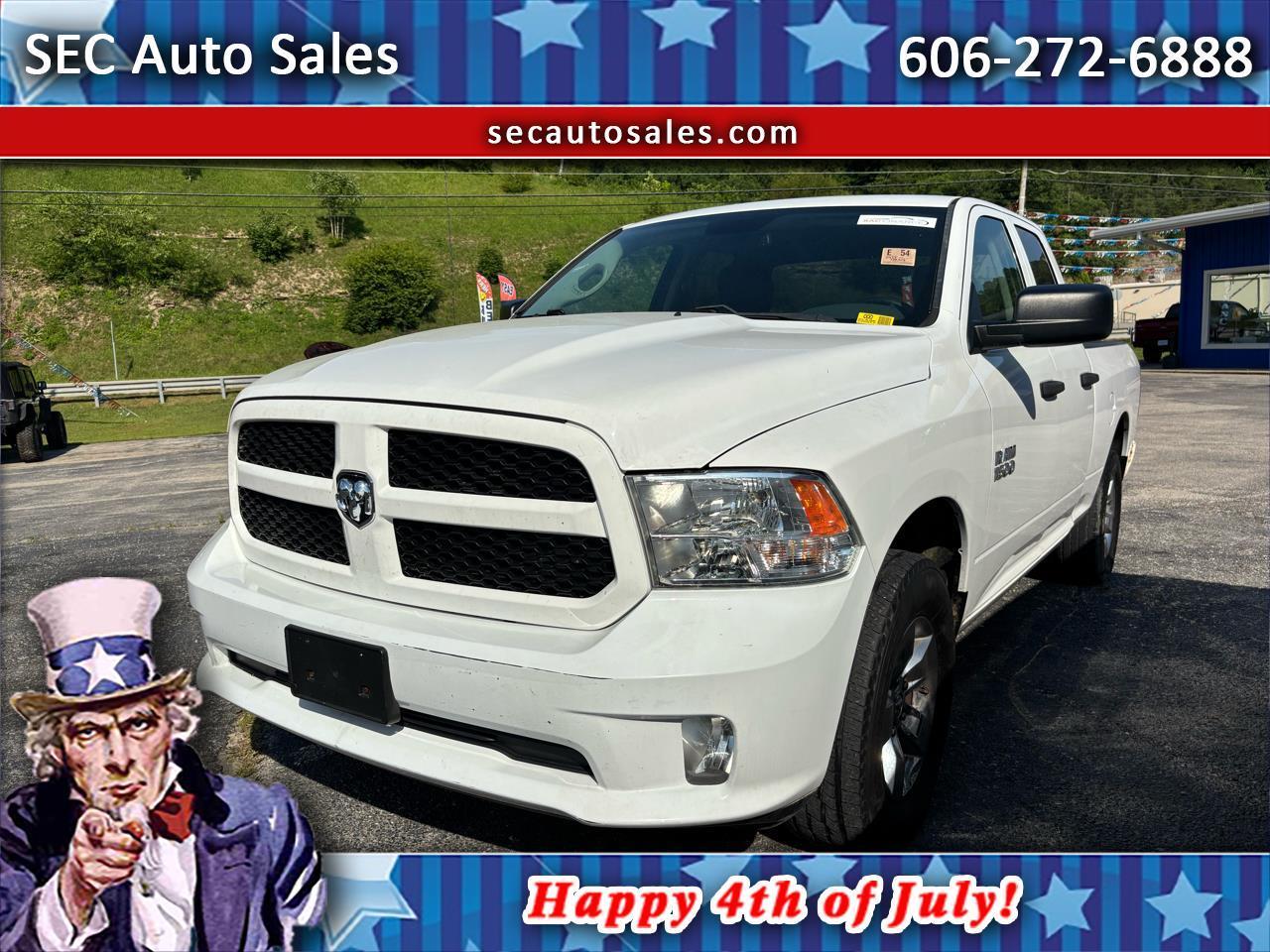 2017 RAM 1500 Express 4x4 Quad Cab 6'4" Box